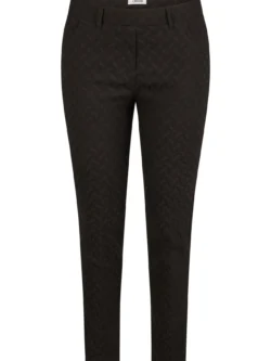 KJ Brand Jenny jacquard zwart, jegging