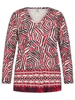 KJ Brand A-lijn shirt lange mouw, print