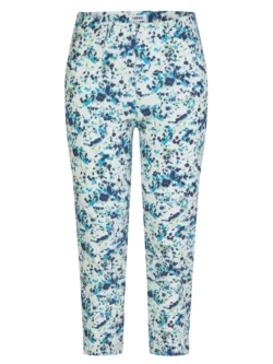 KJ Brand Susie 7/8 blauw, zomerbroek