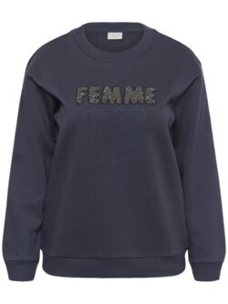 Kaffe Curve Sweater Malina